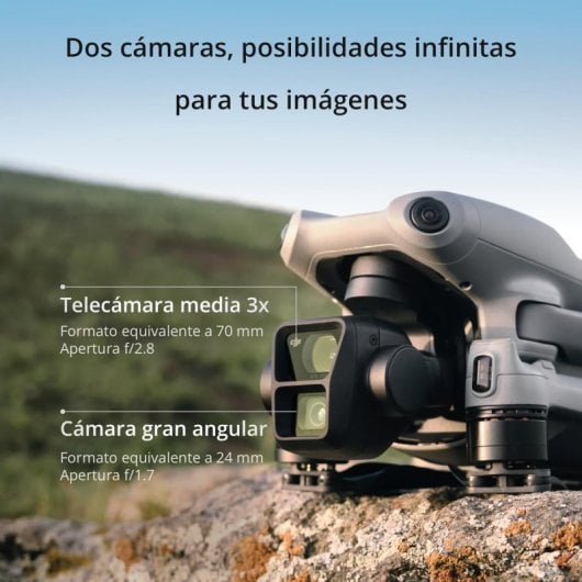 DJI Air 3 Fly More Combo 4 rotori Quadricottero 48 MP 3840 x 2160 Pixel 4241 mAh Nero, Grigio