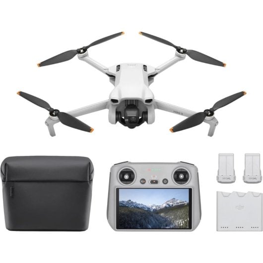 DJI Mini 3 Fly More Combo (RC) 4 Rotoren Quadrocopter 12 MP 3840 x 2160 Pixel 2453 mAh Grau