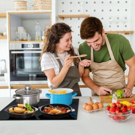 Piano a induzione Ciarra AWBIH4BF 4 zone 7200W Flex Boost 60cm Nero