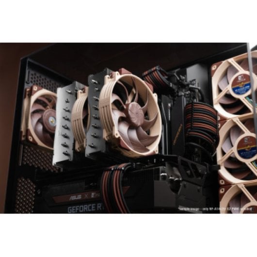 Ventilateur supplémentaire Noctua NF-A14x25r G2 PWM 140 mm, marron