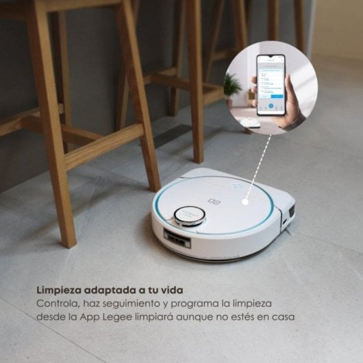 Saugroboter mit Wischfunktion Smartbot Hobot LEGEE-D8 PRO Eco Compactor Mit Absaugstation Navigationsklasse LiDAR 5.000 Pa