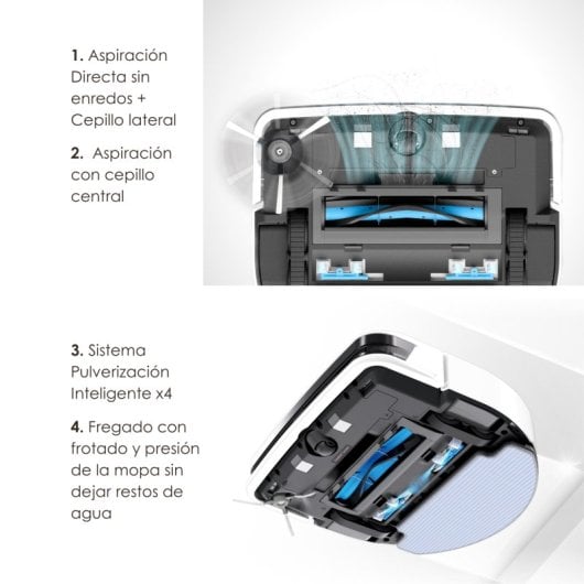 Aspirador de pó robô para esfregar chão Hobot LEGEE-D8 5000pa