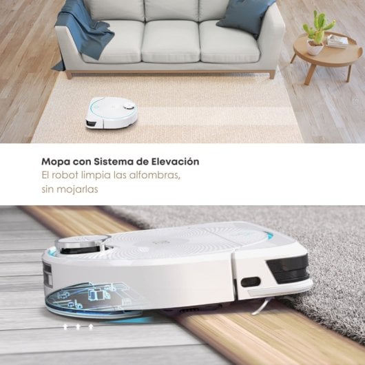 Aspirador de pó robô para esfregar chão Hobot LEGEE-D8 5000pa