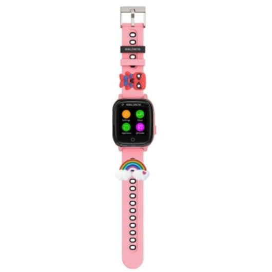 Rebel Cactus GO 4G GPS Bluetooth 41mm Ecrã TFT Rosa IP67 Resistência à Água Crianças SOS