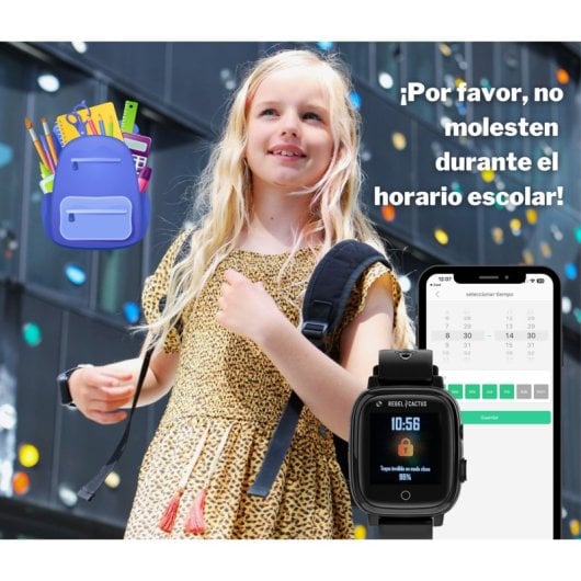 Rebel Cactus GO Smartwatch para Crianças Rosa
