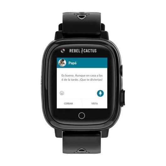 Rebel Cactus GO 4G WiFi Bluetooth GPS 41mm Schermo 1,4" Nero Resistente all’Acqua IP67 SOS