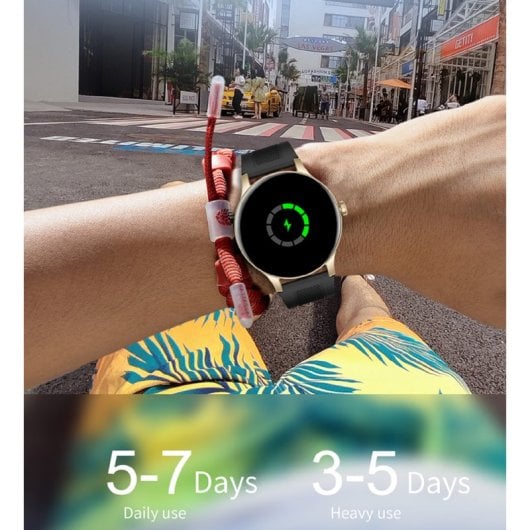 Karen M Ny20 Smartwatch Bluetooth 5.0 IP68 Rosa