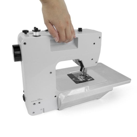 Prixton P125 Máquina de Coser 38 Puntadas 2 Velocidades con Tabla Expandible Blanca
