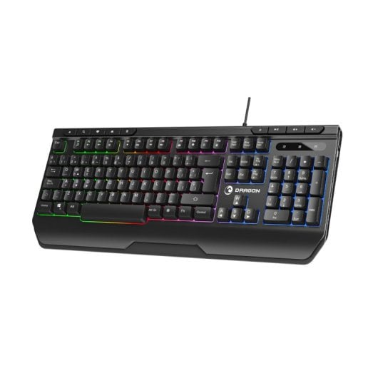 Prixton Dragon 4in1 Pack Teclado + Ratón + Auriculares + Alfombrilla Gaming