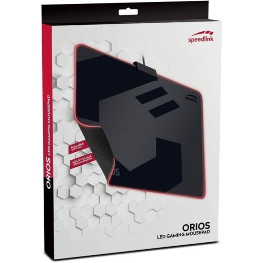Orios SL-620105-BK Alfombrilla Gaming LED Negra