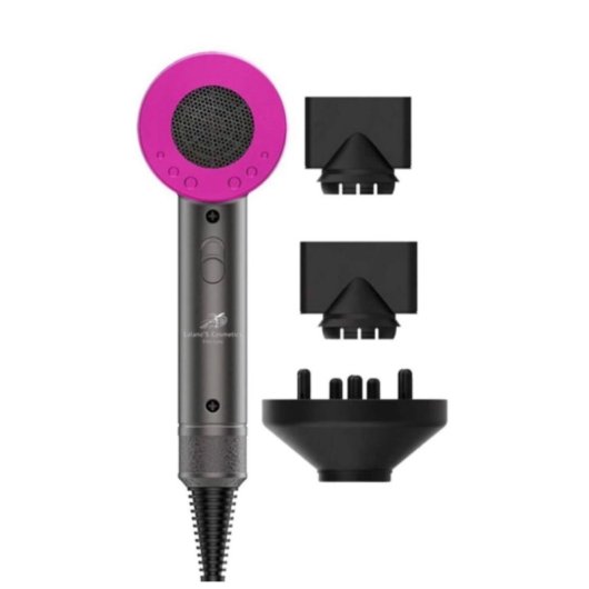 Lalano'S Cosmetics Ionic Super Blow Hair Dryer Secador de Pelo 3 en 1 Rosa