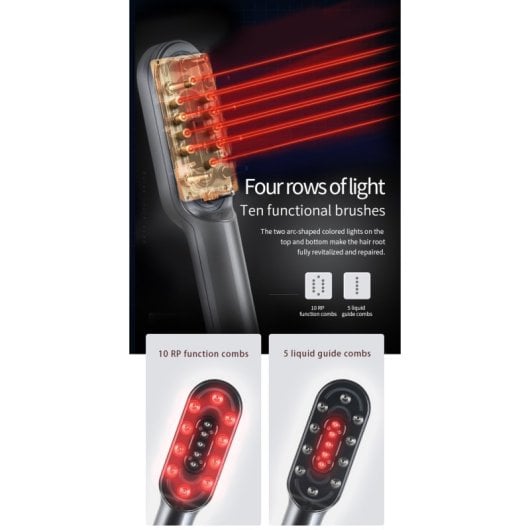 Lalano's Cosmetics Powercomb Haarstärkende Massagebürste