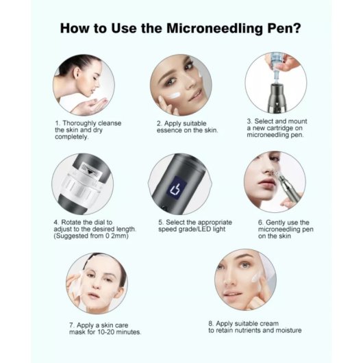 Penna ad ago per microneedling Lalano's Cosmetics