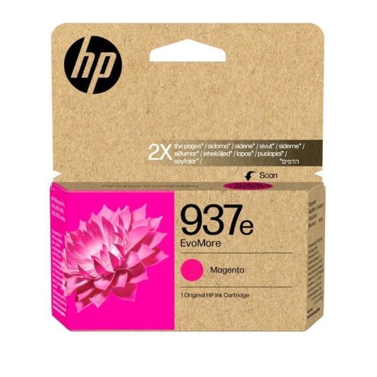 Cartucho HP EvoMore 937e Magenta Alto Rendimiento XL