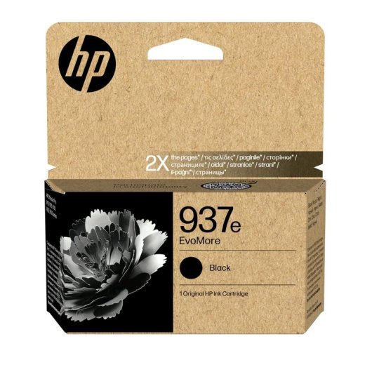 HP 937e EvoMore Schwarz Original-Tintenpatrone