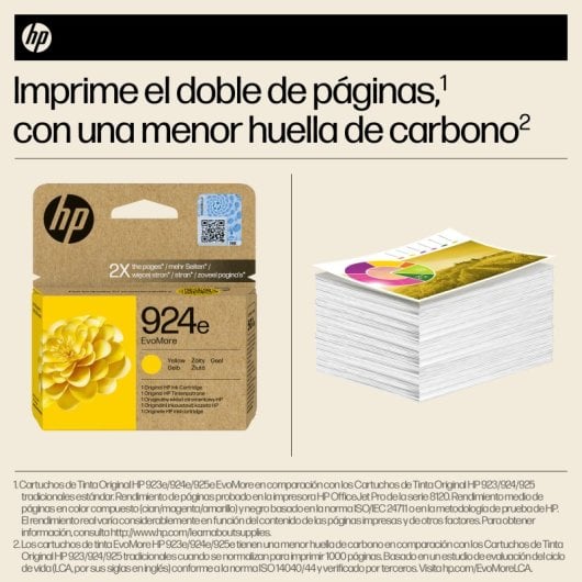 Cartucho de Tinta Original HP 924e EvoMore Amarillo