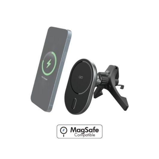 Force Power F151297 Induktions-Autoladegerät-Halter, kompatibel mit Magsafe, 15 W