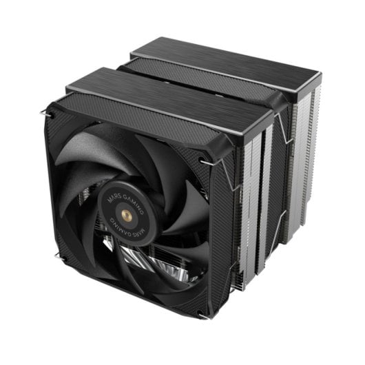 Mars Gaming MCPU-XU6 Disipador CPU Doble Torre TDP 350W 2x Ventiladores FDB 6 Heatpipes HCT Negro