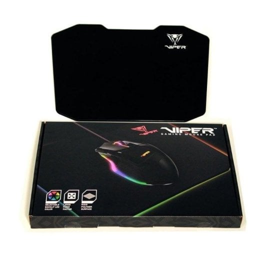 Alfombrilla Patriot Viper V160 Gaming LED 6 zones Programmables Noir