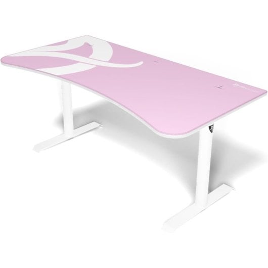 Arozzi Arena Escritorio Gaming Blanca/Rosa