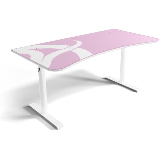 Arozzi Arena Escritorio Gaming Blanca/Rosa