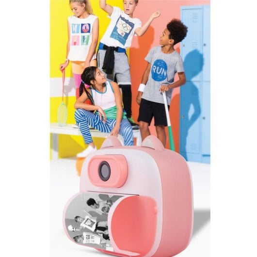 Kinsi D13 Cámara Instantánea Compacta 2 En 1 Infantil Rosa
