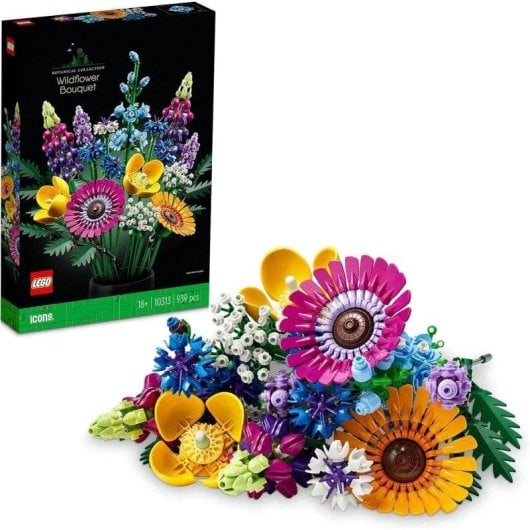LEGO Icons Ramo de Flores Silvestres 10313 939 peças