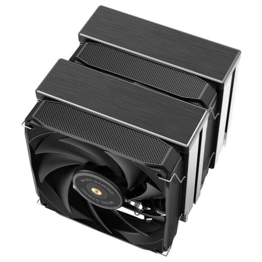 Mars Gaming MCPU-XU9 Disipador CPU Doble Torre TDP 400W 2x Ventiladores FDB 9 Heatpipes BPH Negro