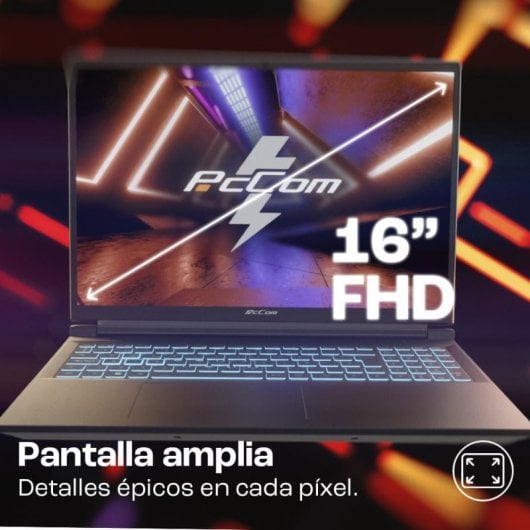 PcCom Revolt 4060 Intel Core i9-14900HX 16"/16GB/1TB SSD/RTX 4060 + Windows 11 Home + Carcaça Personalizável