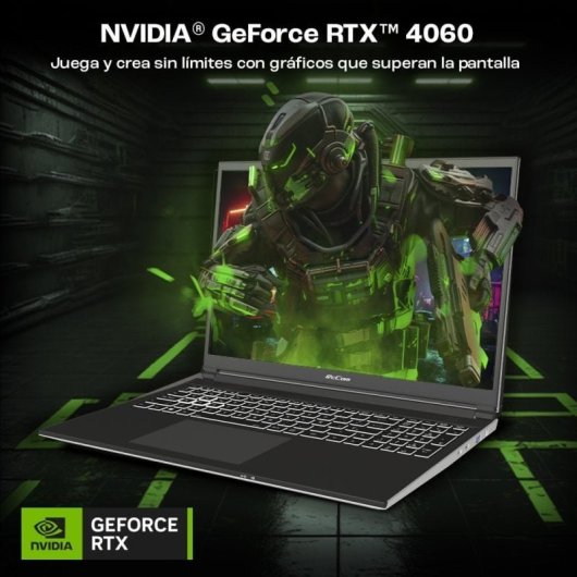 PcCom Revolt 4060 Intel Core Ultra 7 155H/16GB/1TB SSD/RTX 4060/16" + Windows 11 + Carcaça Personalizável