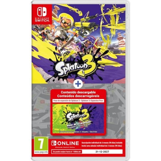 Splatoon 3 + Expansion Pass + 3 Meses Nintendo Switch Online