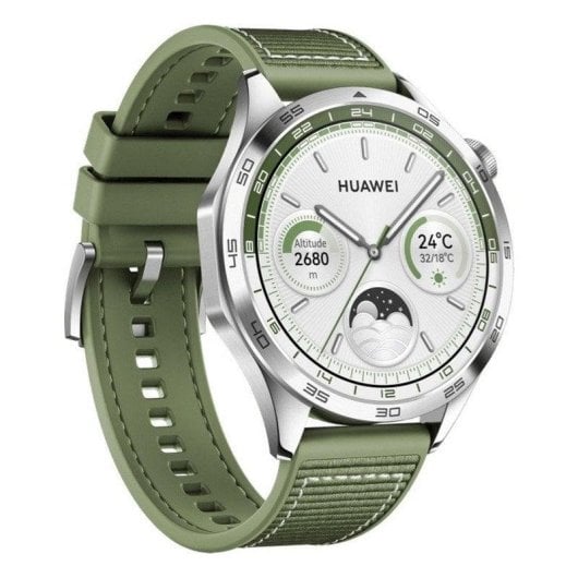 Huawei WATCH GT 4 Bluetooth GPS NFC 46mm AMOLED Vert Étanche 5 ATM Pulsomètre SpO2