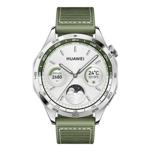 Huawei WATCH GT 4 Bluetooth GPS NFC 46mm AMOLED Vert Étanche 5 ATM Pulsomètre SpO2