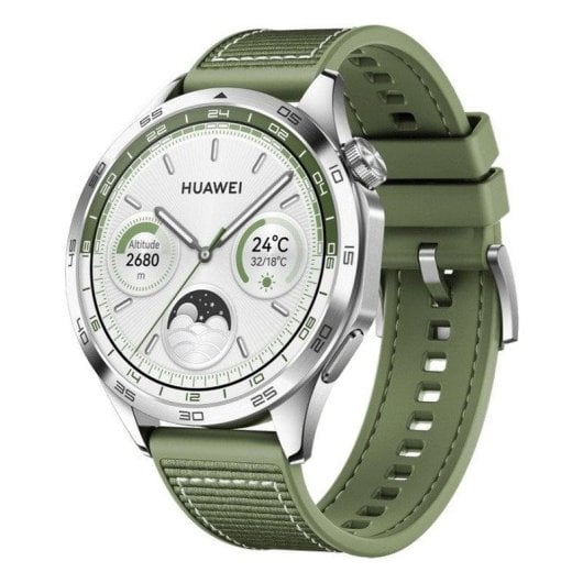 Huawei WATCH GT 4 Bluetooth GPS NFC 46mm AMOLED Vert Étanche 5 ATM Pulsomètre SpO2