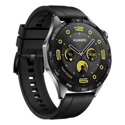 Huawei Watch GT 4 Bluetooth GPS NFC 46mm AMOLED Noir Taille Unique Étanche 5ATM SpO2
