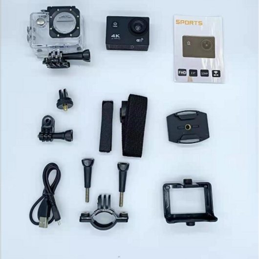Kinsi H10-1 Cámara Deportiva 4K WIFI Mini Videocámara Rosa
