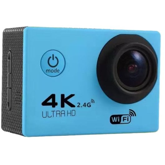 Kinsi H16-5R Cámara Deportiva Wifi Cámara Exterior con Mando a Distancia Azul