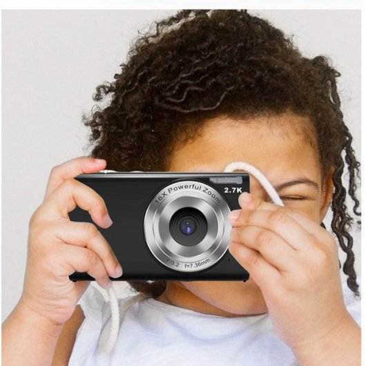 Kinsi DC402 Cámara Digital 2.88" 8MP para Principiantes/Estudiantes/Niños Blanco