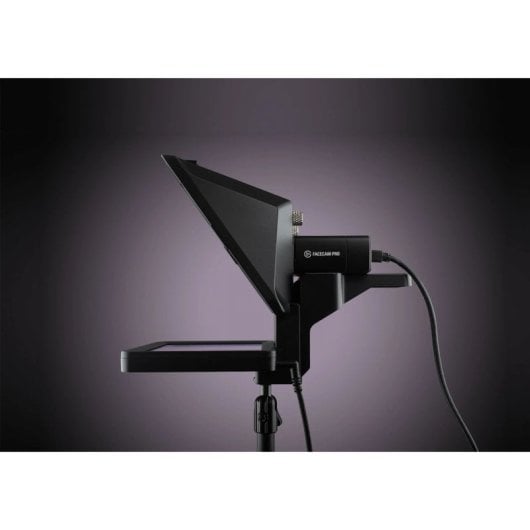 Elgato Prompter Teleprompter para Creador de Contenido + Monopié de Acero de 3 Secciones Extensible
