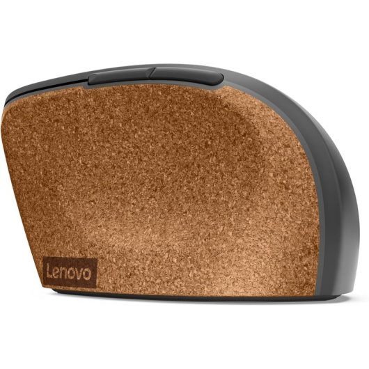Lenovo Go Ratón Óptico Vertical Wireless 2400DPI Gris