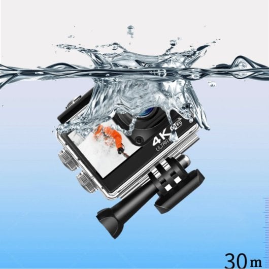 Kinsi H25R Cámara Deportiva 4K Wifi Táctil Doble Pantalla HD