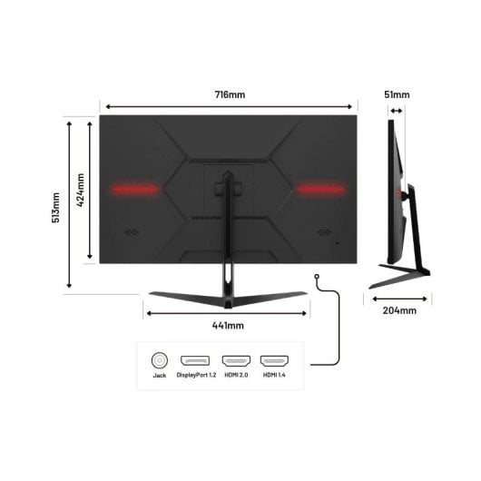 JAPANNEXT JN-IPS315UHDR 31.5" LED IPS UltraHD 4K HDR FreeSync