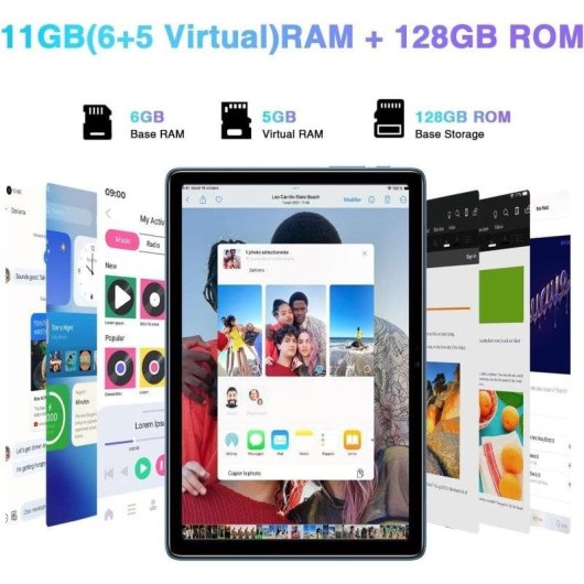 Tablet Doogee T10s 4G 10,1" 6GB 128GB Verde