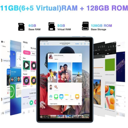 Doogee T10s 2023 10.1" IPS HD+ 6/128GB 4G Verde