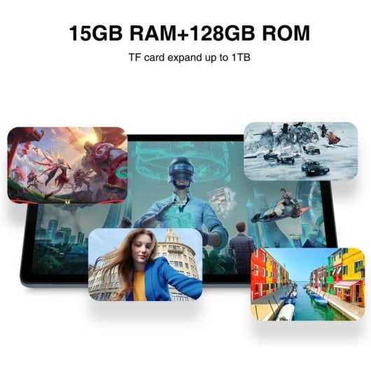 Doogee T20s 10.4" IPS 2K 8GB/128GB 4G Cinzento