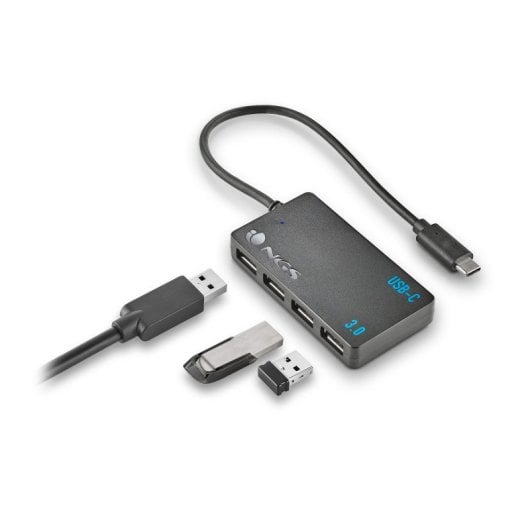 NGS Wonder IHUB4 Hub USB 3.2 Gen 1 (3.1 Gen 1) Tipo-A 480Mbit/s Preto