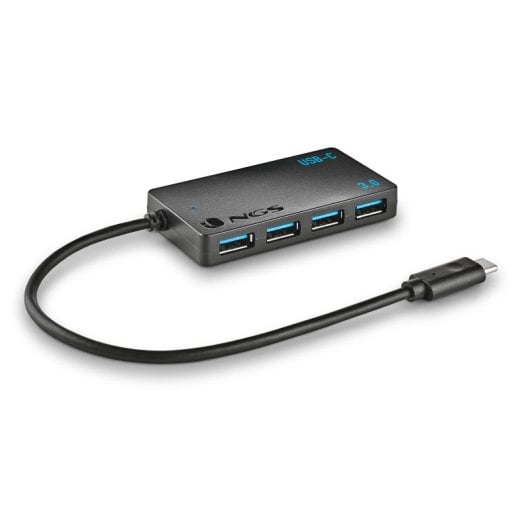 NGS Wonder IHUB4 Hub USB 3.2 Gen 1 (3.1 Gen 1) Tipo-A 480Mbit/s Preto