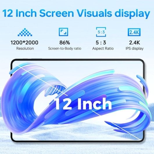 Oukitel OT5S 2024 12" IPS 2.4K 6/256GB 4G Bleu