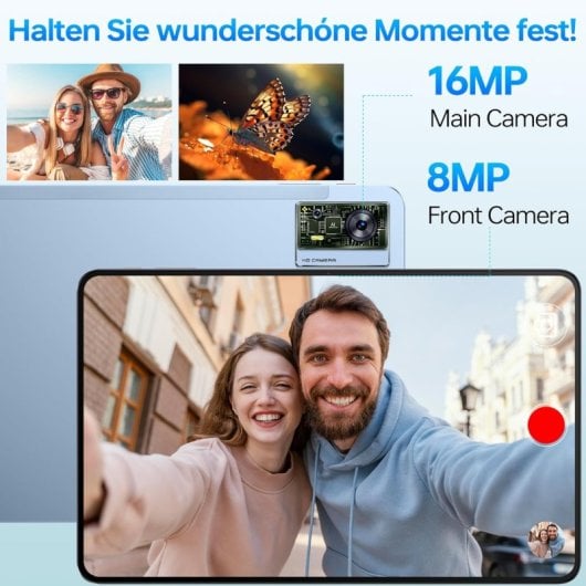 Oukitel OT5S 2024 12" IPS 2.4K 6/256GB 4G Bleu
