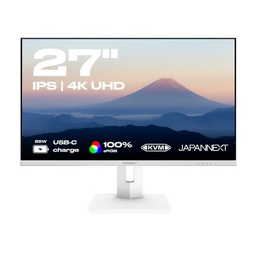 JAPANNEXT JN-IPS27UHDR-C65W-HSP-W 27" LED IPS UltraHD 4K FreeSync USB-C